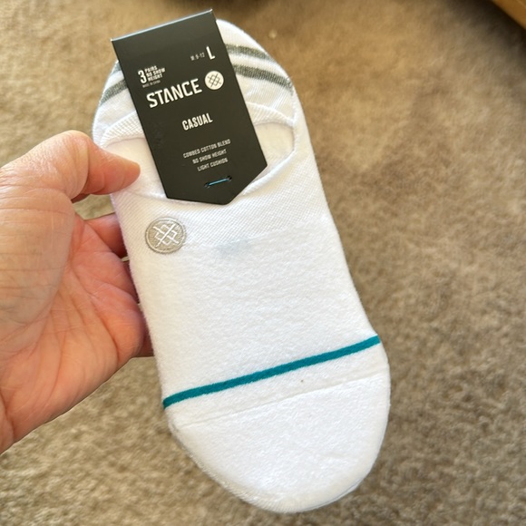 GAMUT COTTON NO SHOW 3 PACK SOCKS - Picture 3 of 4